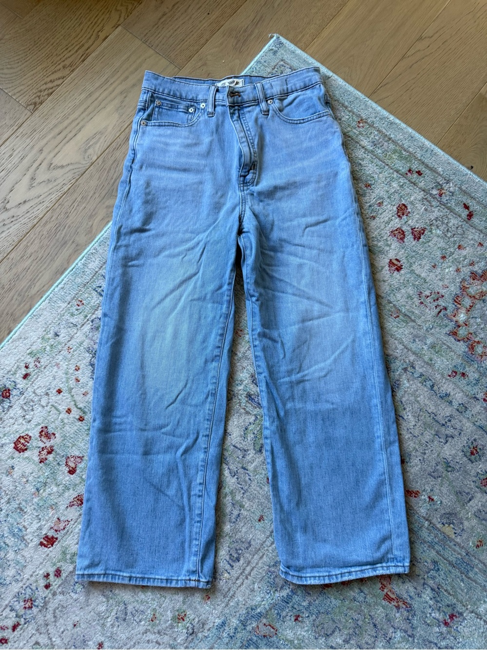 Madewell Light Blue Straight-Leg Jeans